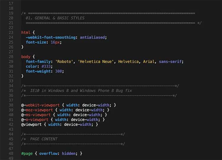 CSS Structure - 超凡国际